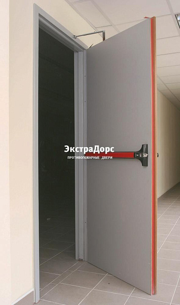 Дверь противопожарная металлическая глухая EI 90 с антипаникой в Дзержинском  купить